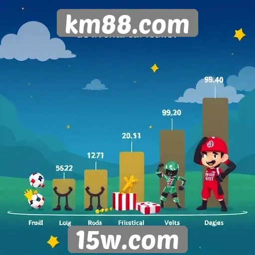 Evolução das categorias de jogos no km88.com